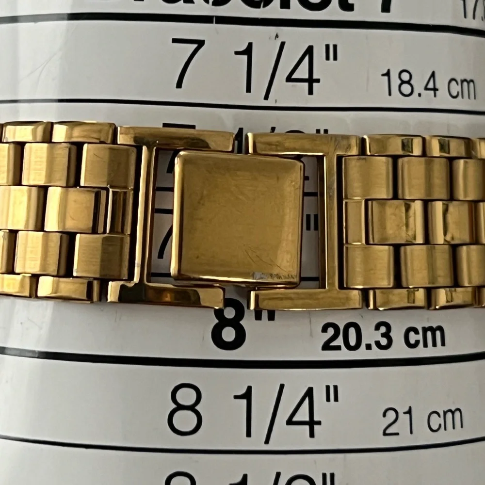 Seiko Rare Vintage Men’s Watch Gold-Tone Weave Bracelet Black Dial Date